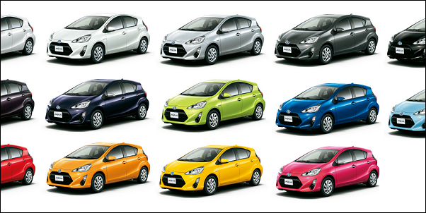 車の色による査定額の差